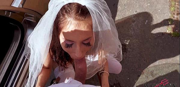  Hot Bride to be loves public blowjob and getting squirted in the car - WhornyFilms.com